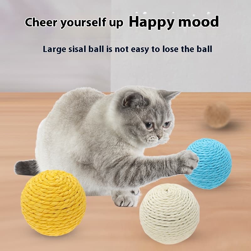 Pelota de Sisal para Gatos